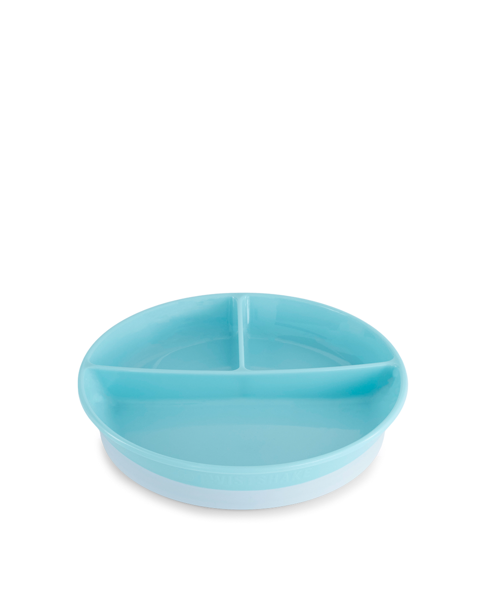 Twistshake Divided Plate 6+m Pastel Blue